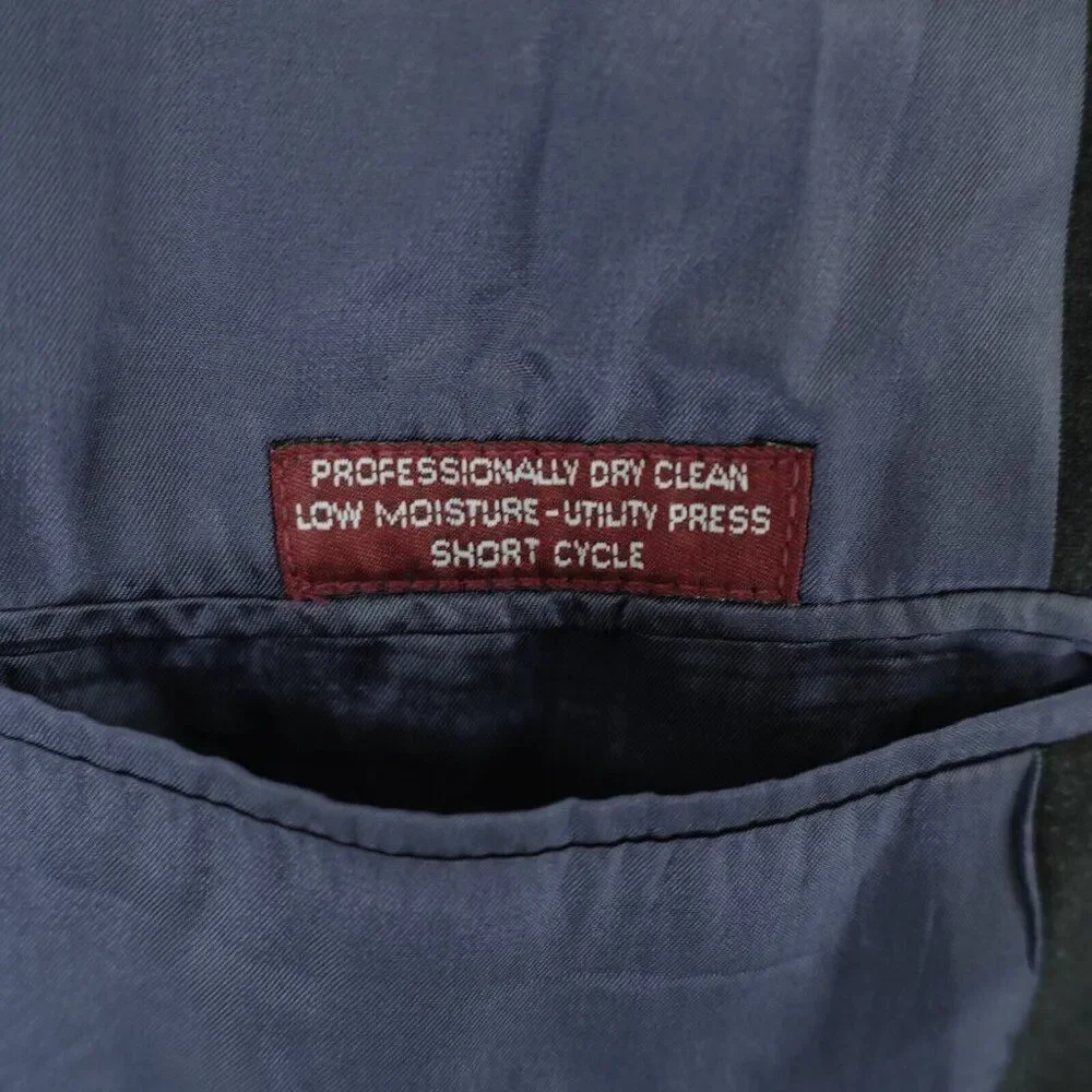 Jos A Bank Executive Collection Gray Wool Blazer 42R 2‎ Button
